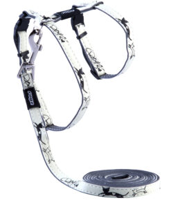 Alternative view of Rogz Cat H-Harness and Lead Combination - GlowCat - Glow-in-the-Dark