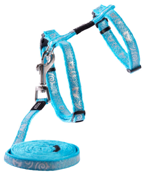 Rogz Cat H-Harness and Lead Combination - SparkleCat