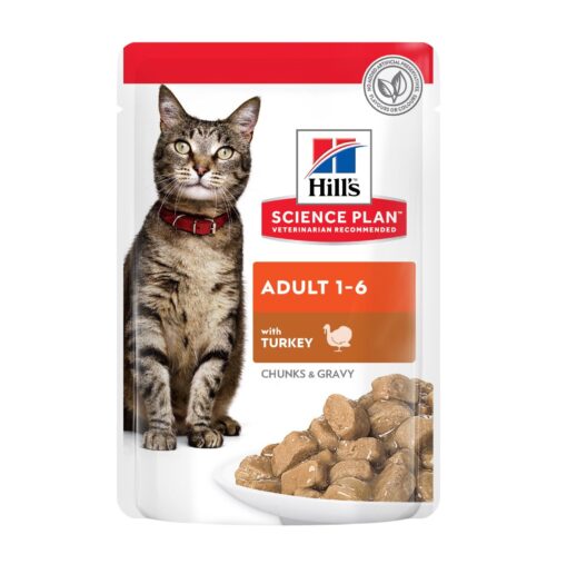 HILL'S SCIENCE PLAN Adult Wet Cat Food Chicken & Turkey Flavour