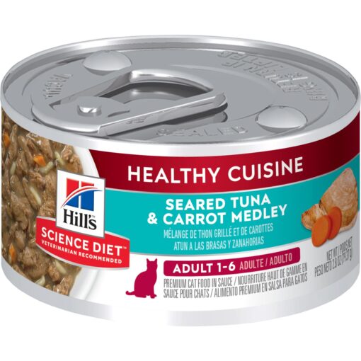 HILL'S SCIENCE PLAN Adult Wet Cat Food Tuna and Carrot Flavour