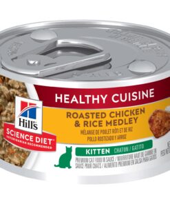 Hill's Science Plan Kitten Wet Cat Food Chicken and Rice Flavour