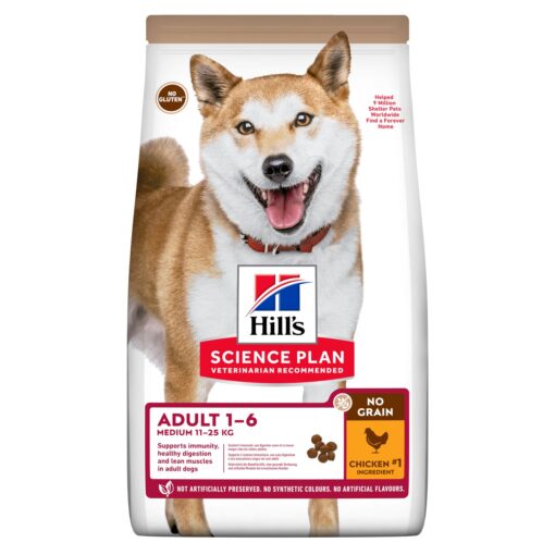 HILL'S SCIENCE PLAN Adult No Grain Medium Dry Dog Food Chicken Flavour