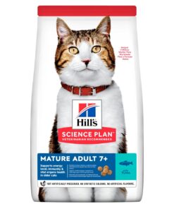 HILL'S SCIENCE PLAN Mature Adult Dry Cat Food Tuna Flavour