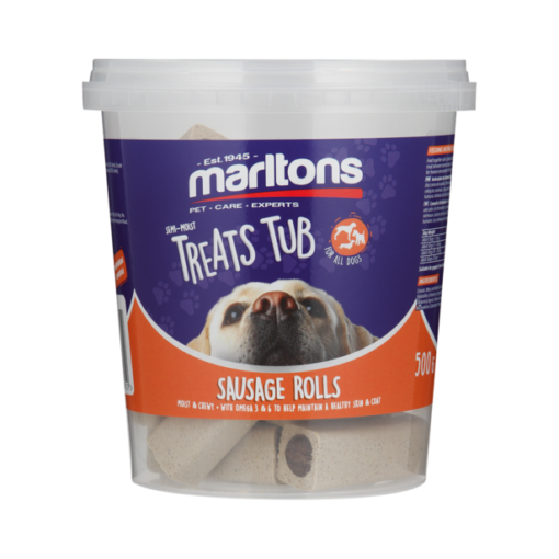 Marltons Semi Moist Sausage Rolls Tub