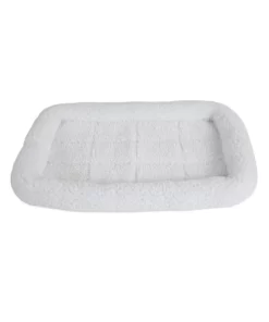 Petmate SnooZZy Faux Sheepskin Bolster Crate Mat