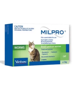 Milpro Dewormer Flavoured Tablets For Cats