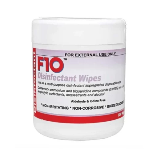 F10 Disinfectant Wipes - Refill Pack 100 wipes
