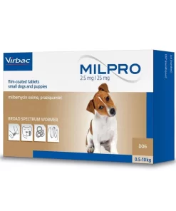 Milpro Dewormer Flavoured Tabs For Puppies