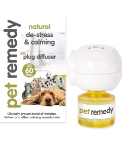 Pet Remedy 2-Pin Calming Essential Oil Plug Diffuser w/40ml Refill