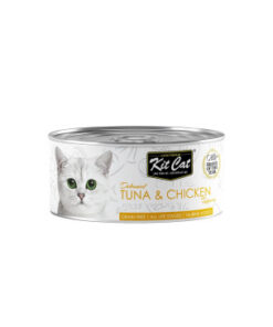 Kit Cat Deboned Tuna & Chicken Aspic 80g Cat Food - Bulk 24 cans