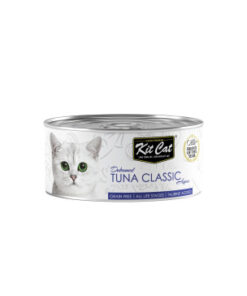 Kit Cat Deboned Tuna Classic Aspic 80g Cat Food - Bulk 24 cans
