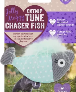 Rosewood Jolly Moggy Catnip Tune Chaser Fish