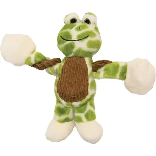 Charming Pets Tuggeez Mini Frog Dog Toy
