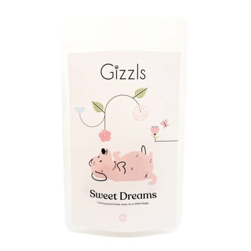 Gizzls Peanut Butter & Chamomile Dog Treats (200g)