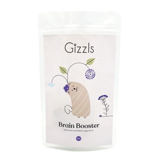 Gizzls Brain Booster Dog Treats (200g)