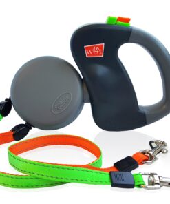 Wigzi Dual Doggie Retractable Leash