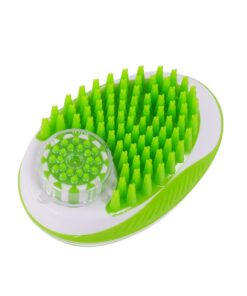Rosewood 2-in-1 Bath and Groom Brush for Cats and Dogs