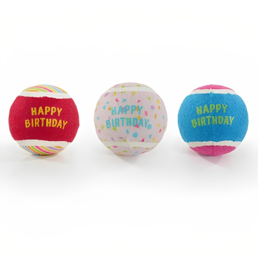 Rosewood Jolly Doggy Birthday Balls 3pk