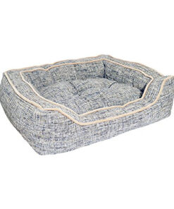 Alternative view of Luxury Slate & Oatmeal Square Bed