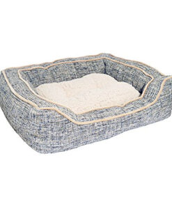 Luxury Slate & Oatmeal Square Bed
