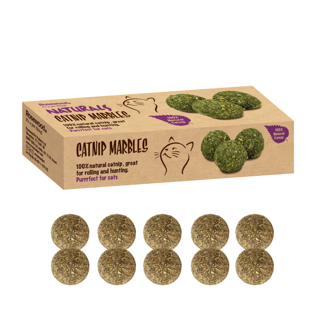 Rosewood Naturals Mini Catnip Marble Balls