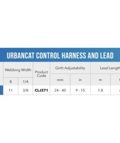 Alternative view of Rogz Cat H-Harness and Lead Combination -UrbanCat