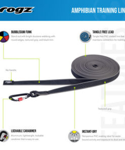 Alternative view of Rogz Dog Amphibian Training Line - Black - Extra Large