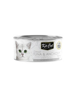 Kit Cat Deboned Tuna & Anchovy Aspic Adult Cat Wet Food - 80g