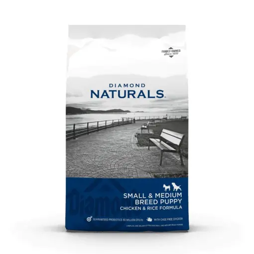 Diamond Naturals Small & Medium Breed Puppy Formula - Rich in Chicken & Rice