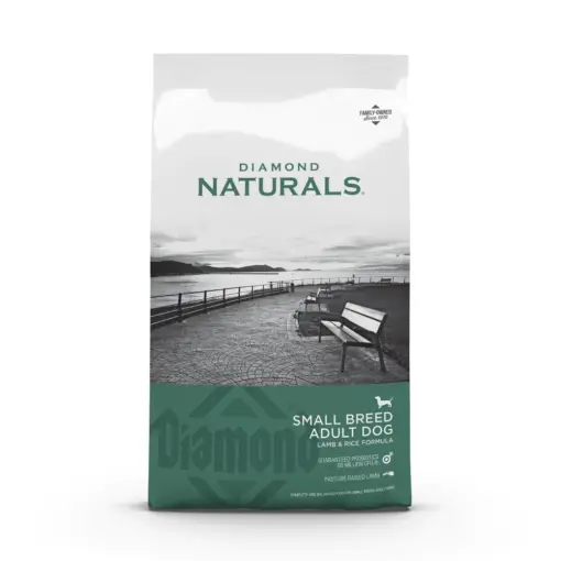 Diamond Naturals Small Breed Adult Dog Formula - Rich in Lamb & Rice