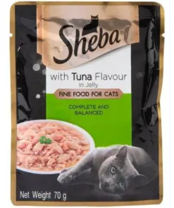 Sheba Cat Wet Tuna in Jelly (Pack of 24)