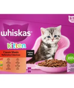 Whiskas Classic Meals Meat Selection In Gravy Kitten