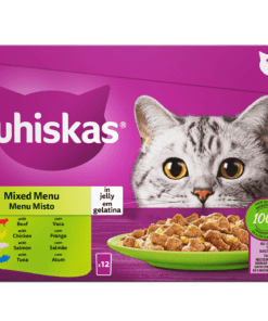 Whiskas Mixed Menu Fish & Meat Selection In Jelly Adult