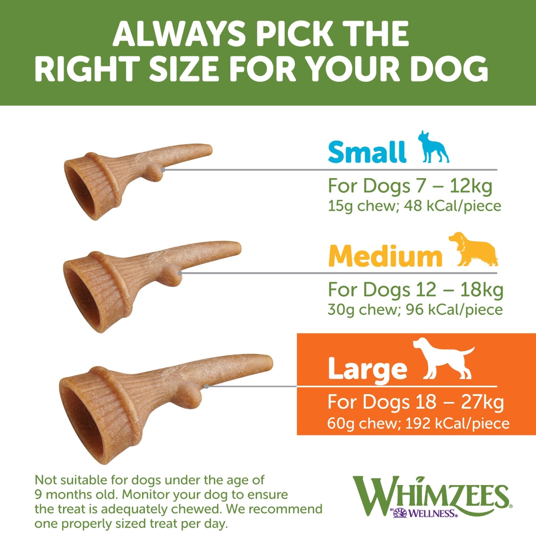 Whimzees Medium Antler Assortment/Display Box (66pc) - Image 5