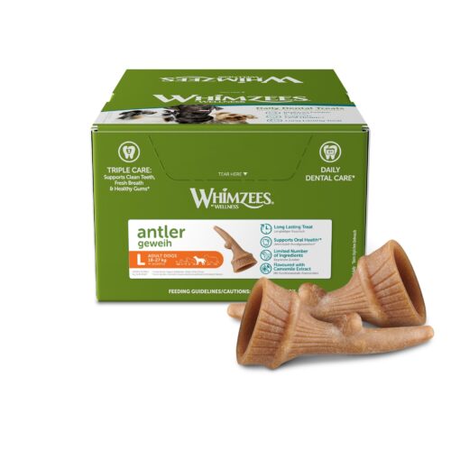 Whimzees Large Antler Assortment/Display Box (22pc)