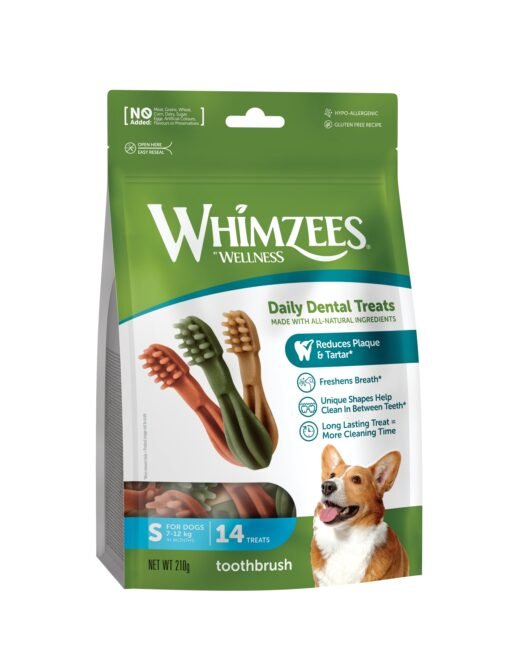 Whimzees Small Toothbrush Weekly Value Bag (14pc)