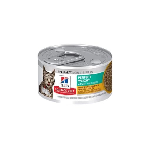 Hills Science Plan Perfect Weight Chicken & Vegetable Canned Wet Cat Food