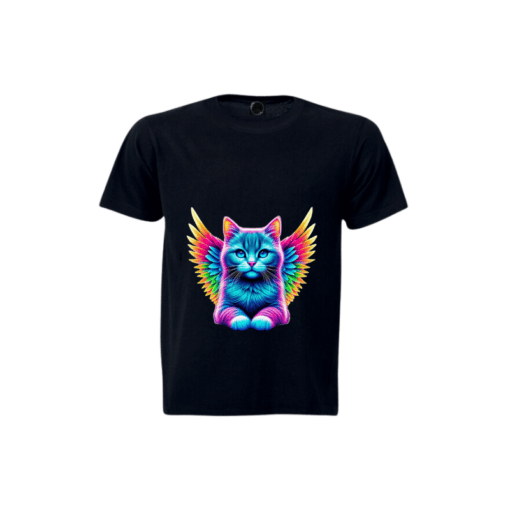 Cat Sitting Down with Wings
