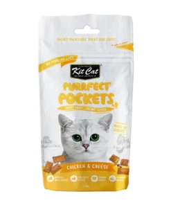 Kit Cat Purrfect Pockets – Chicken & Cheese Cat Treats