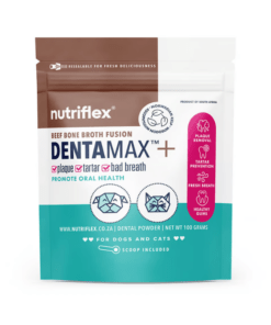 Nutriflex DentaMax Dental Powder for Dogs and Cats — Beef Bone Broth Fusion - 100G