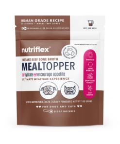Nutriflex Meal topper -Beef Bone Broth For Dogs and Cats 100g