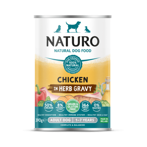 Naturo Grain and Gluten Free Chicken in Herb Gravy Wet Dog Food