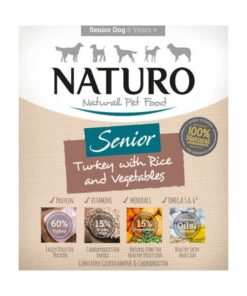 Naturo Senior Turkey & Rice with Vegetables (8 x 150g)