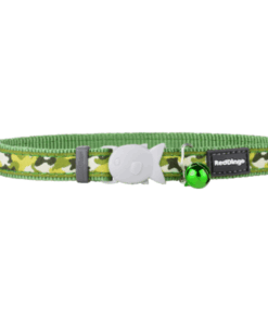 Red Dingo 'Camouflage Green' Cat Collar