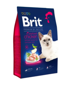 Brit Premium Adult Sterilised Chicken Dry Cat Food